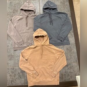 VRST Men's Hoodie Trio - Taupe, Charcoal, Camel